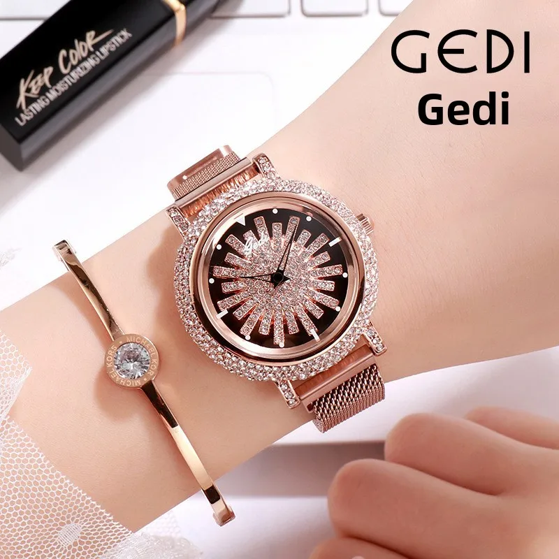Ladies Watch Diamond Women's Watch Strap Atmospheric Rhinestone Waterproof Classic Dial
Ladies Watch Diamond Women's Watch Strap Atmospheric Rhinestone Waterproof Classic Dial