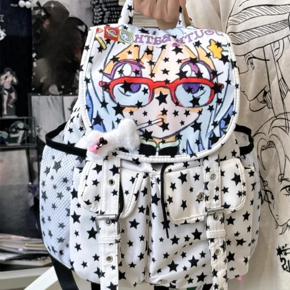 Рюкзаки Y2K Sweet Cool Cartoon Girls Star для женщин, школьные сумки Kawaii Harajuku, роскошный дизайн, уличный стиль, рюкзаки для студентов
Рюкзаки Y2K Sweet Cool Cartoon Girls Star для женщин, школьные сумки Kawaii Harajuku, роскошный дизайн, уличный стиль, рюкзаки для студентов