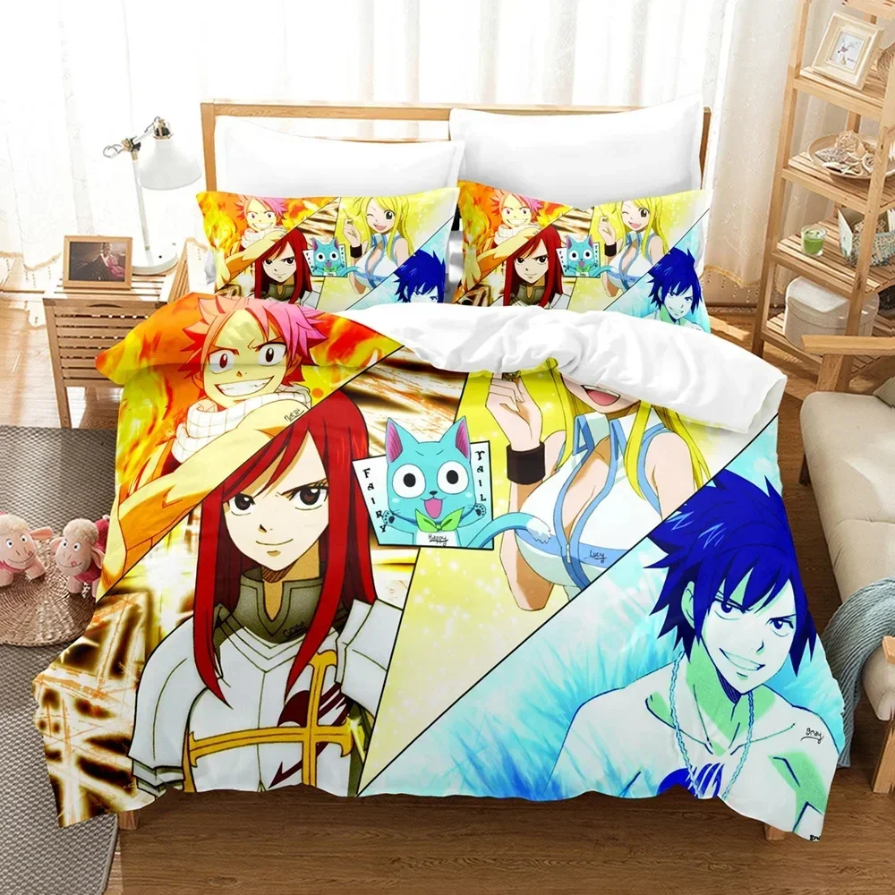 Fashion 3D Printing Anime fairy tail Bedding Set Boys Girls Twin Queen Size Duvet Cover Pillowcase Bed Kids Adult Home Textile
Fashion 3D Printing Anime fairy tail Bedding Set Boys Girls Twin Queen Size Duvet Cover Pillowcase Bed Kids Adult Home Textile