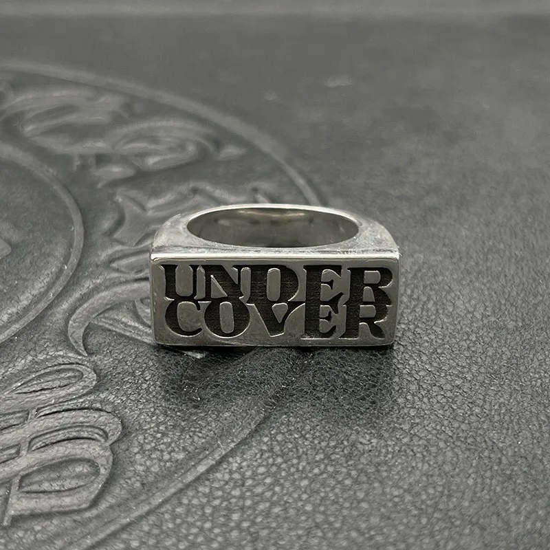 S925 sterling silver retro square letter ring men's medieval ring niche high sense
S925 sterling silver retro square letter ring men's medieval ring niche high sense