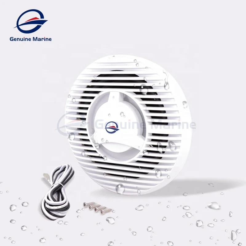 Подлинные морские 6,5-дюймовые морские колонки, пара водонепроницаемых морских динамиков, 2-полосный полнодиапазонный стереодинамик для белой лодки
Подлинные морские 6,5-дюймовые морские колонки, пара водонепроницаемых морских динамиков, 2-полосный полнодиапазонный стереодинамик для белой лодки