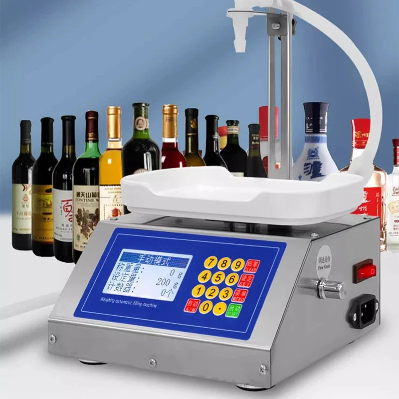 CSY-3200 Weighing Diaphragm Pump Filling Machine Electronic Scale Liquid Filler Oil Water Wine Juice Liquid Filling Machine
CSY-3200 Weighing Diaphragm Pump Filling Machine Electronic Scale Liquid Filler Oil Water Wine Juice Liquid Filling Machine