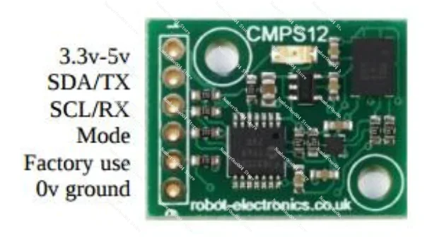 Imported tilt compensation CMPS12 electronic compass magnetometer CMPS11 upgraded version.
Imported tilt compensation CMPS12 electronic compass magnetometer CMPS11 upgraded version.