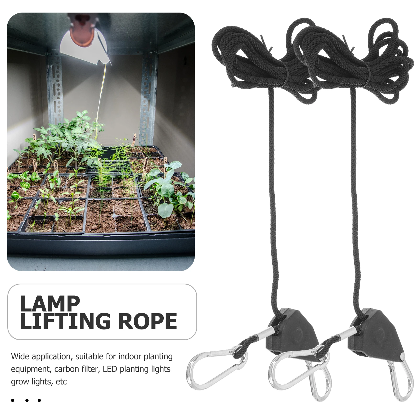 2pcs Heavy Duty Ratchet Rope Hangers Adjustable Grow Light Hanger Locking Pulley Metal Gears For Led Plant Lights Hydroponic
2pcs Heavy Duty Ratchet Rope Hangers Adjustable Grow Light Hanger Locking Pulley Metal Gears For Led Plant Lights Hydroponic