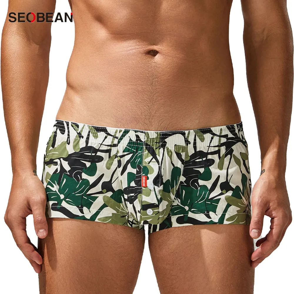 SEOBEAN мужские трусы-боксеры в клетку из 100% хлопка, пижамные шорты с граффити, нижнее белье для дома, мужская одежда для сна, удобные боксеры
SEOBEAN мужские трусы-боксеры в клетку из 100% хлопка, пижамные шорты с граффити, нижнее белье для дома, мужская одежда для сна, удобные боксеры