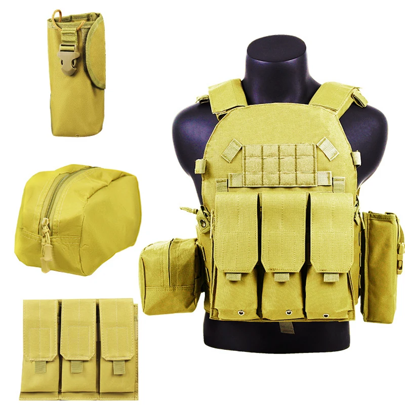 Special Forces Bulletproof Back Tactical Vest Lightweight Multi-Functional Equipment Expansion Body 6094
Special Forces Bulletproof Back Tactical Vest Lightweight Multi-Functional Equipment Expansion Body 6094