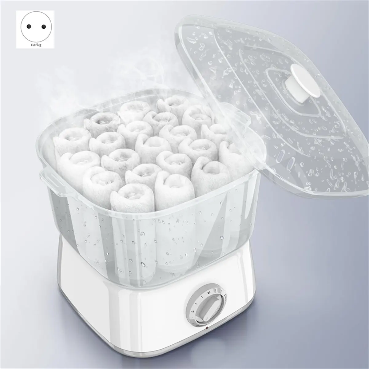 AA97 Hot Towel Warmer,Rapid Heating Towel Steamer for Facials Can Hold 12 Mini Wet Towels, Portable Mini Towel Warmer EU Plug
AA97 Hot Towel Warmer,Rapid Heating Towel Steamer for Facials Can Hold 12 Mini Wet Towels, Portable Mini Towel Warmer EU Plug