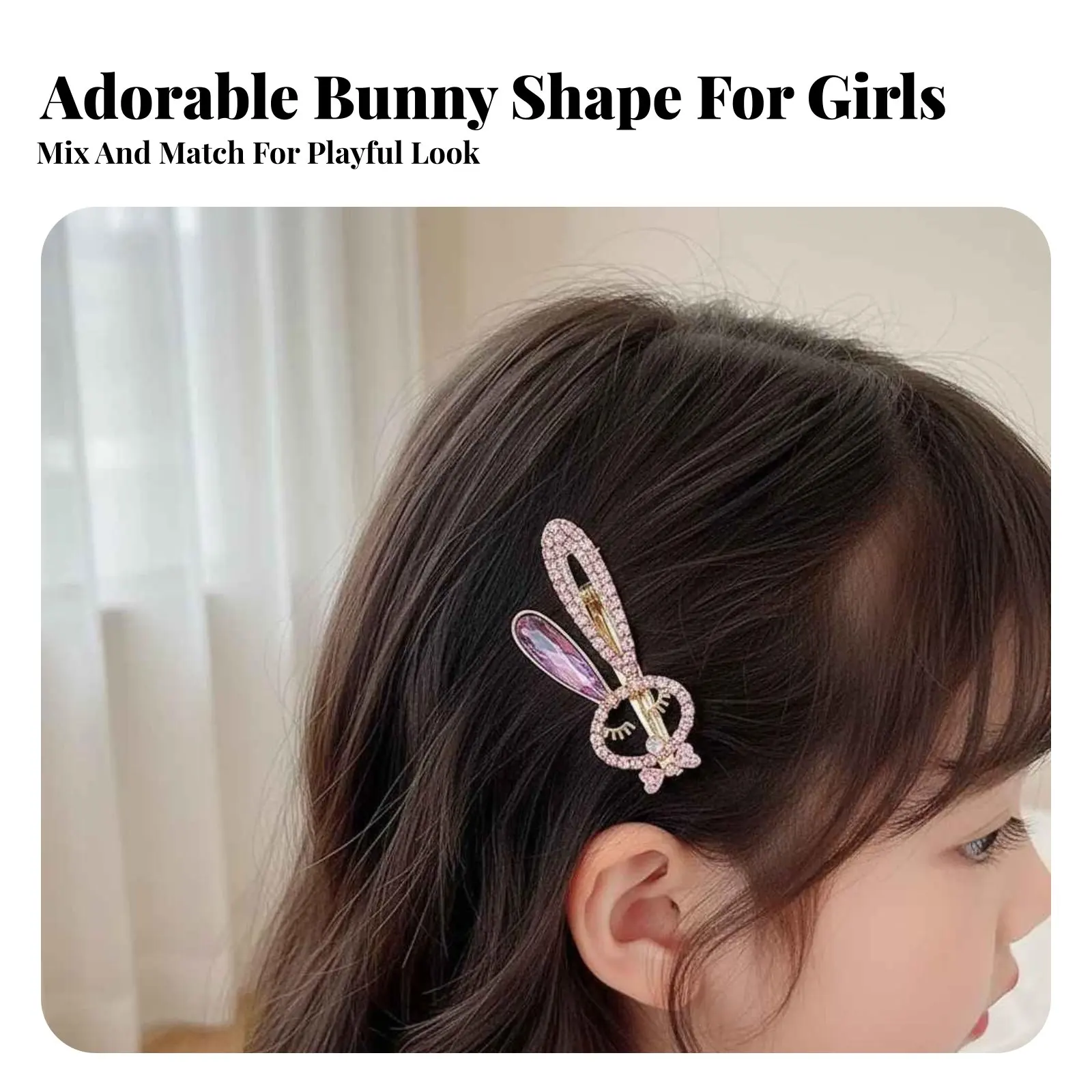 Hare Duckbill Fastener Korean Design Crystal Hare Barrette Crystal St Single Hare Hair Fastener Cute Design Crystal Hair
Hare Duckbill Fastener Korean Design Crystal Hare Barrette Crystal St Single Hare Hair Fastener Cute Design Crystal Hair