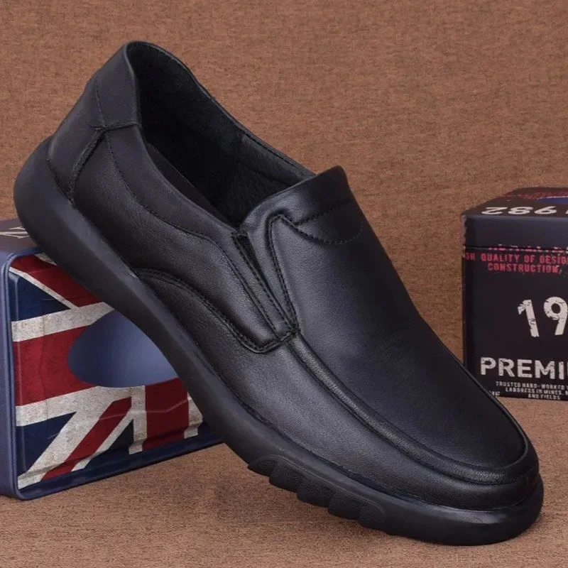 Nice Spring Autumn Men Shoes Cozy Thick Bottom Non-slip Soft Lighted All-match Classic Business Fashion Casual Leather Shoes
Nice Spring Autumn Men Shoes Cozy Thick Bottom Non-slip Soft Lighted All-match Classic Business Fashion Casual Leather Shoes