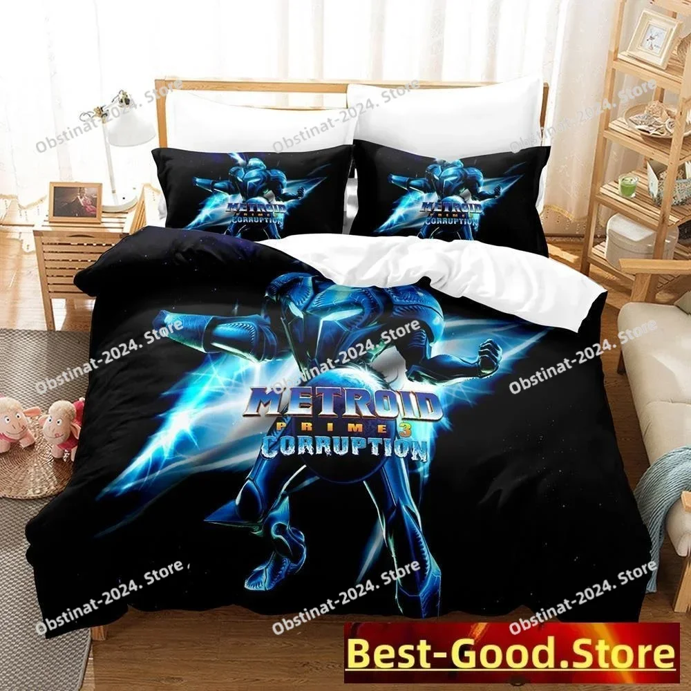 Top New Metroid Prime Bedding Set Printed single Comforter Quilt Bed Cover Duvet Cover Pillow Case 3 Pieces Sets Kids Adult Size
Top New Metroid Prime Bedding Set Printed single Comforter Quilt Bed Cover Duvet Cover Pillow Case 3 Pieces Sets Kids Adult Size