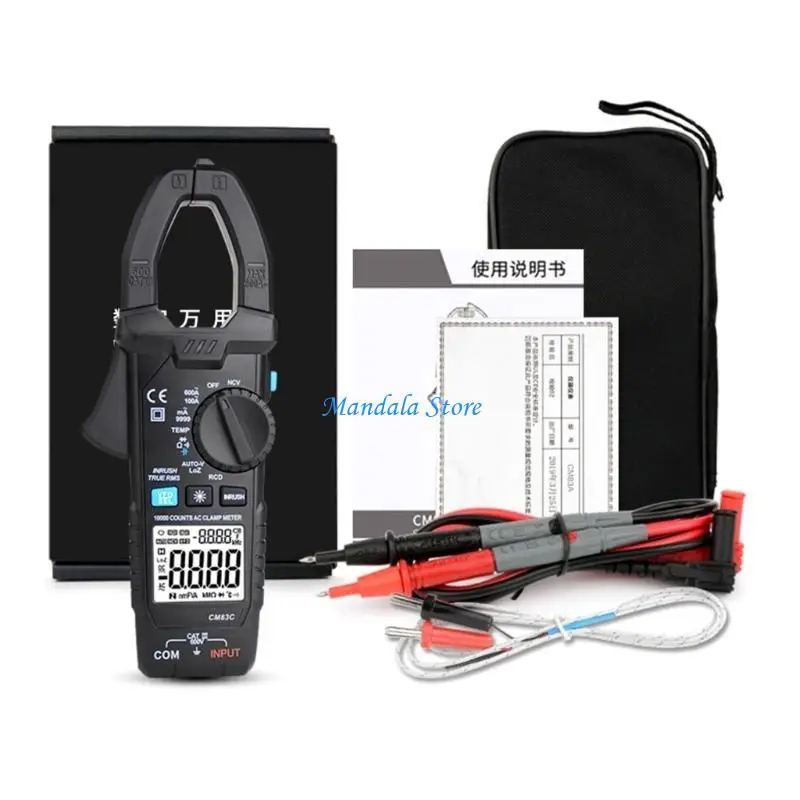 U2JC Digital Clamp Meter Multimeter 10000 Counts Capacitance Ohm Hz Diode VFD Meter
U2JC Digital Clamp Meter Multimeter 10000 Counts Capacitance Ohm Hz Diode VFD Meter