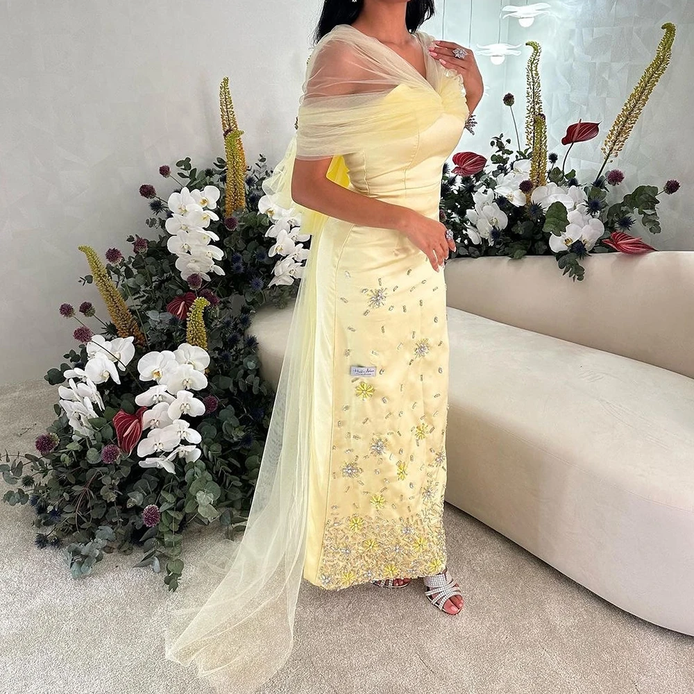 Customized Exquisite Crystal Strapless Ankle Length Straight Vestidos De Fiesta Satin Off The Shoulder Vestidos Para Mujer
Customized Exquisite Crystal Strapless Ankle Length Straight Vestidos De Fiesta Satin Off The Shoulder Vestidos Para Mujer