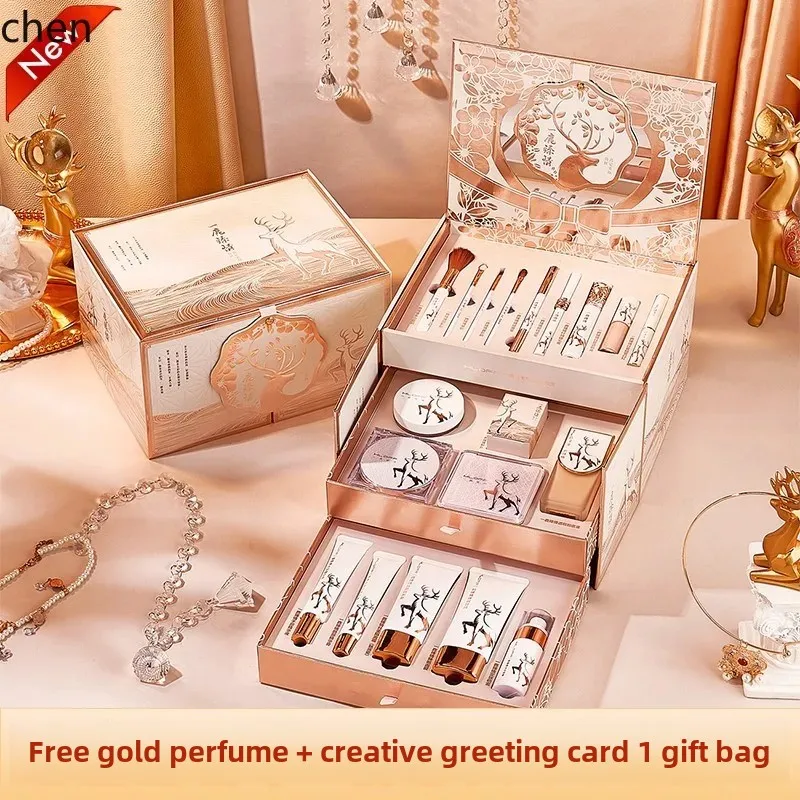 Zz gift box makeup set, genuine beginner light makeup cosmetics, full set for girls Valentine's Day
Zz gift box makeup set, genuine beginner light makeup cosmetics, full set for girls Valentine's Day