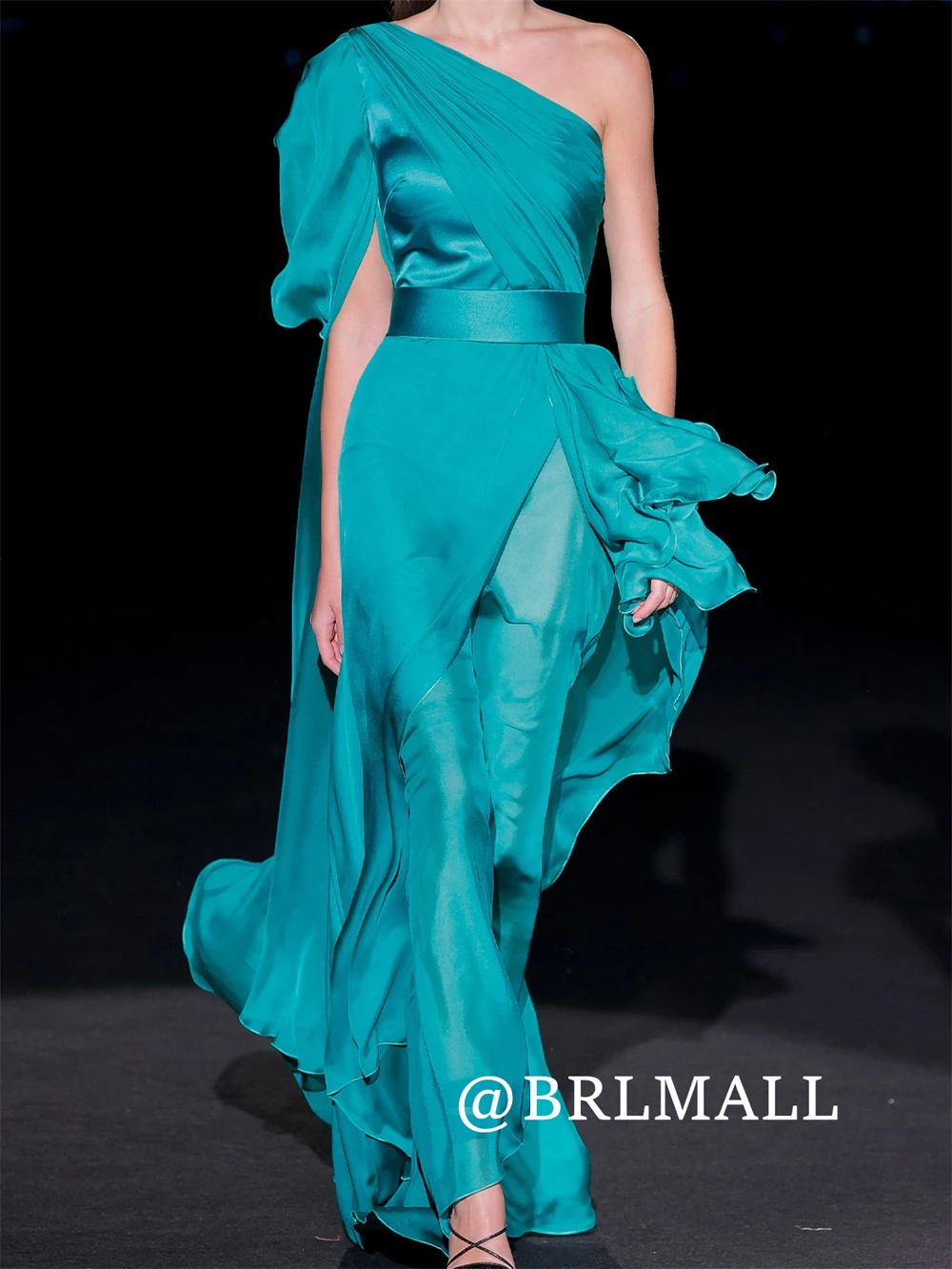 BRLMALL Soft Chiffon Formal Dresses for Women One Shoulder Floor Length Long Evening Dress Customized Size and Colors Party Gown
BRLMALL Soft Chiffon Formal Dresses for Women One Shoulder Floor Length Long Evening Dress Customized Size and Colors Party Gown