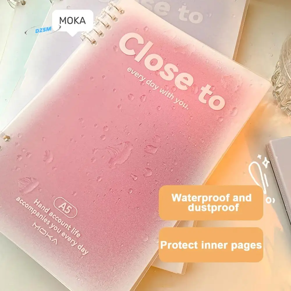 Simple Stationery A5/B5 Binder Notebook Horizontal Line Gradient Color Kawaii Loose-Leaf Notebook PVC Cover 60 Sheets 
Simple Stationery A5/B5 Binder Notebook Horizontal Line Gradient Color Kawaii Loose-Leaf Notebook PVC Cover 60 Sheets