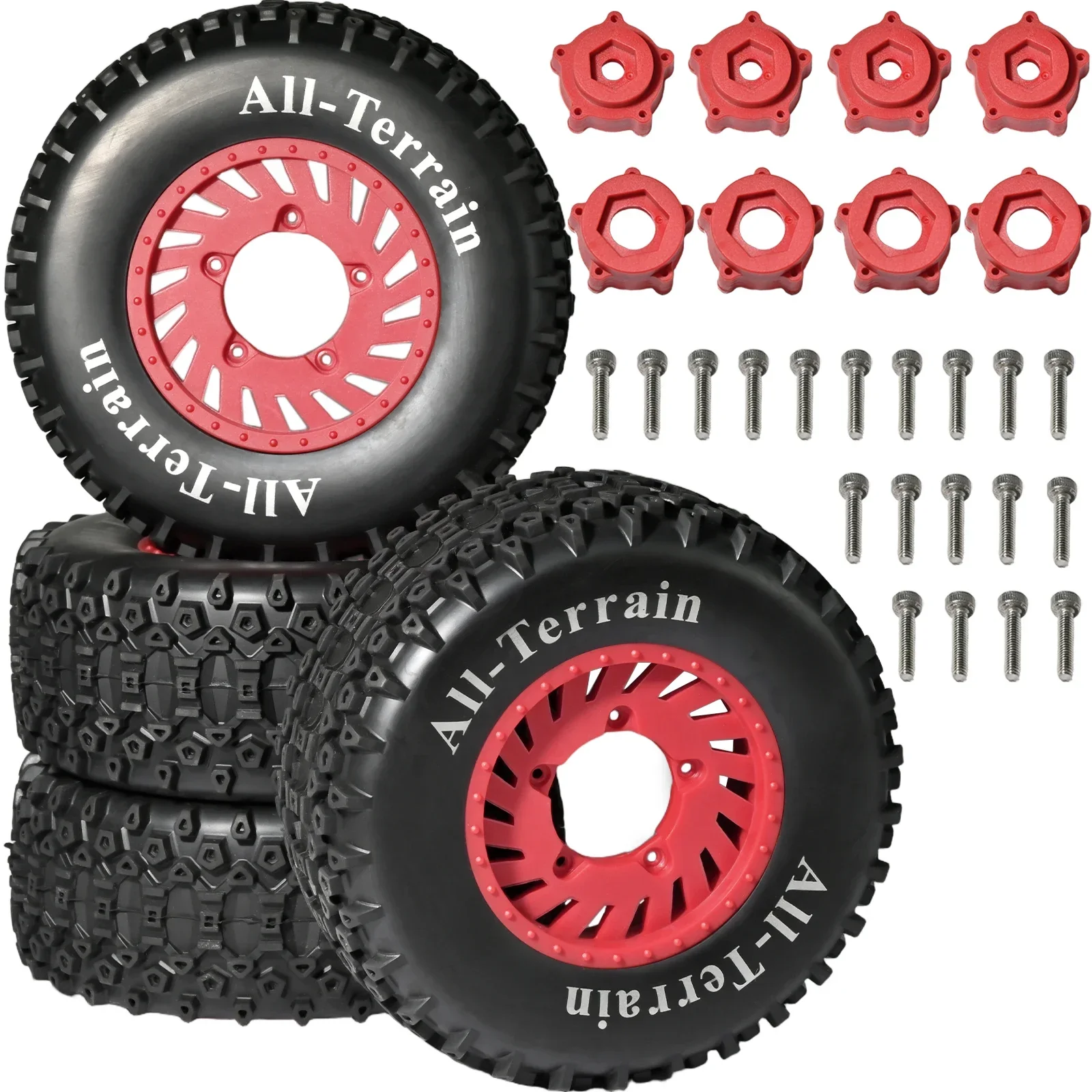 4pcs 110mm 1/8 1/10 Short Course Truck Tires Tyre Wheel With 12mm 17mm Hex For Truck Monster ARRMA Trxs Slash HPI VKAR Redcat H
4pcs 110mm 1/8 1/10 Short Course Truck Tires Tyre Wheel With 12mm 17mm Hex For Truck Monster ARRMA Trxs Slash HPI VKAR Redcat H