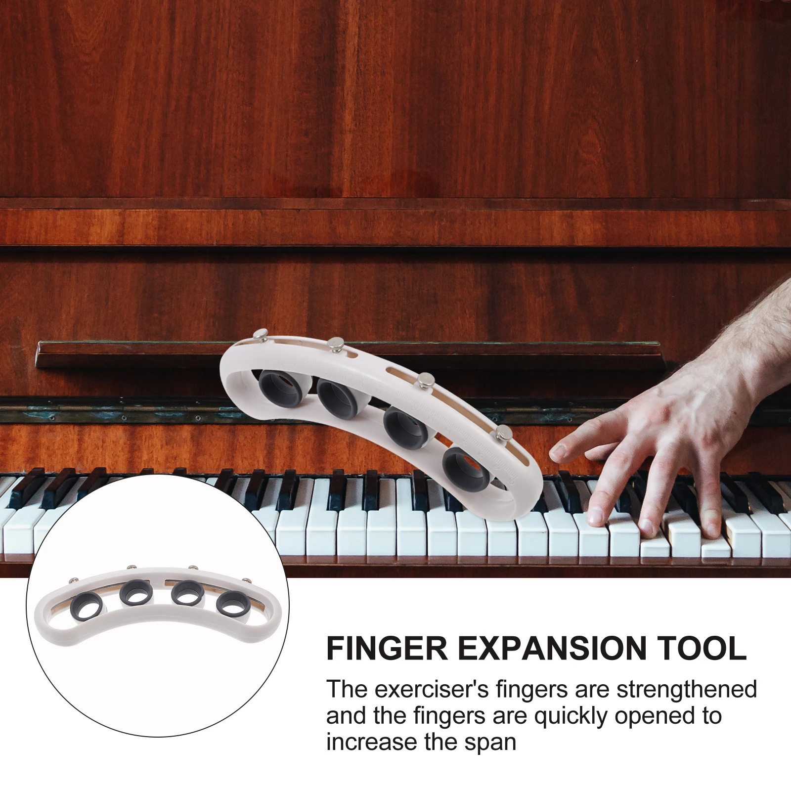 1pc Finger Expansion Trainer Guitar Training Tool ABS Silicone Stainless Steel Exercise Beginner Practice Musical Instrument
1pc Finger Expansion Trainer Guitar Training Tool ABS Silicone Stainless Steel Exercise Beginner Practice Musical Instrument