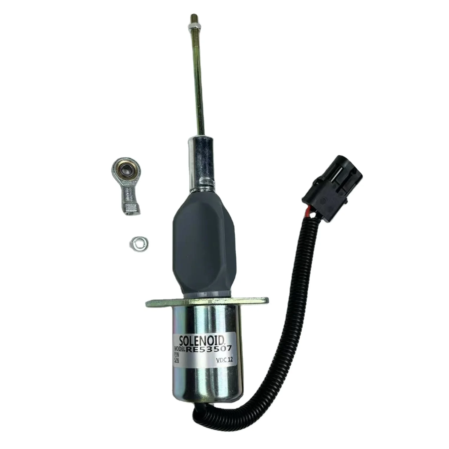 12V Fuel Shutoff Solenoid RE53507 for John Deere Loader 644G 4955 4560 4760 4960
12V Fuel Shutoff Solenoid RE53507 for John Deere Loader 644G 4955 4560 4760 4960