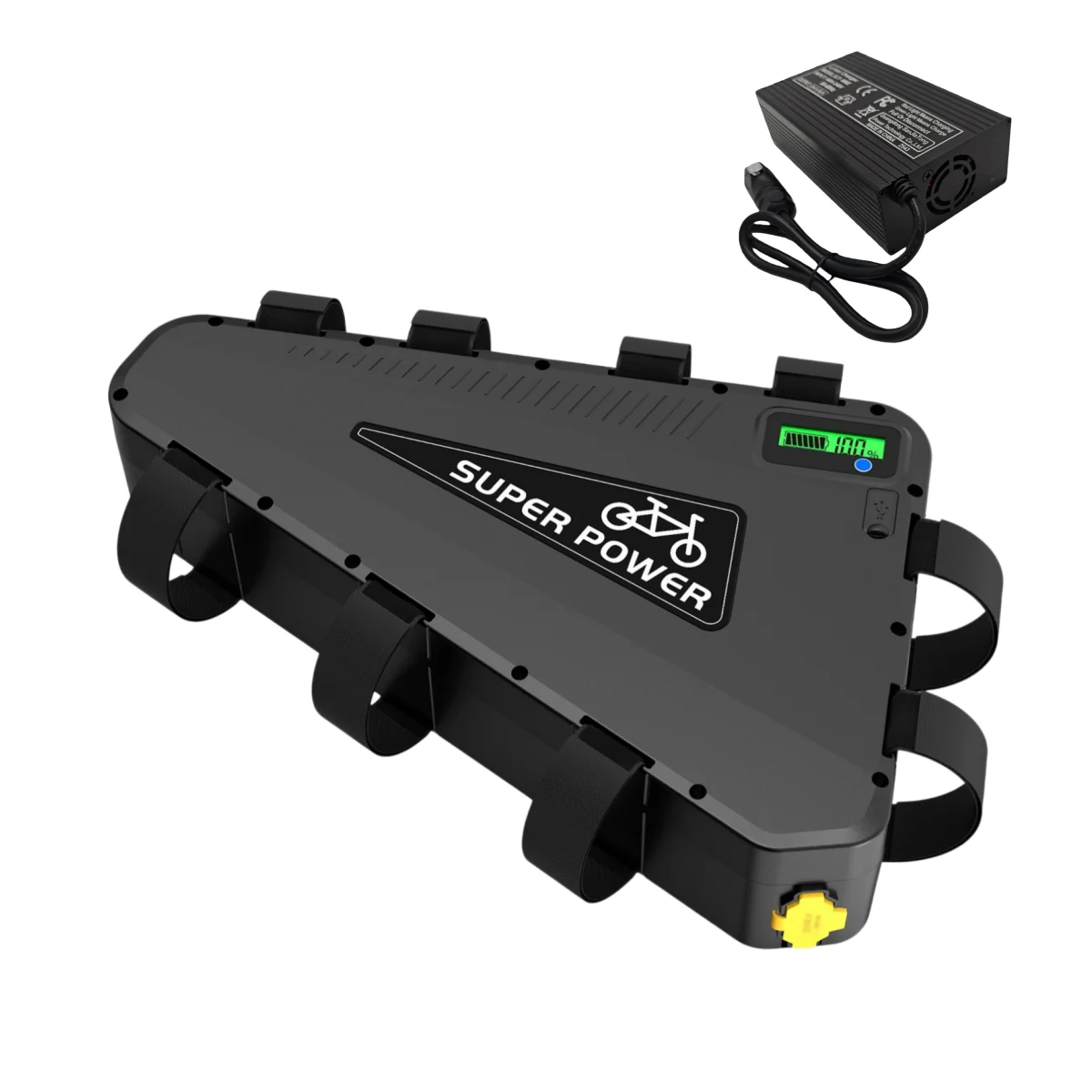 60V Ebike Battery 20AH/25AH Downtube Triangle Waterproof Lithium Battery Pack, 70A BMS, 6A Charger, for 60V 3000W Motor
60V Ebike Battery 20AH/25AH Downtube Triangle Waterproof Lithium Battery Pack, 70A BMS, 6A Charger, for 60V 3000W Motor