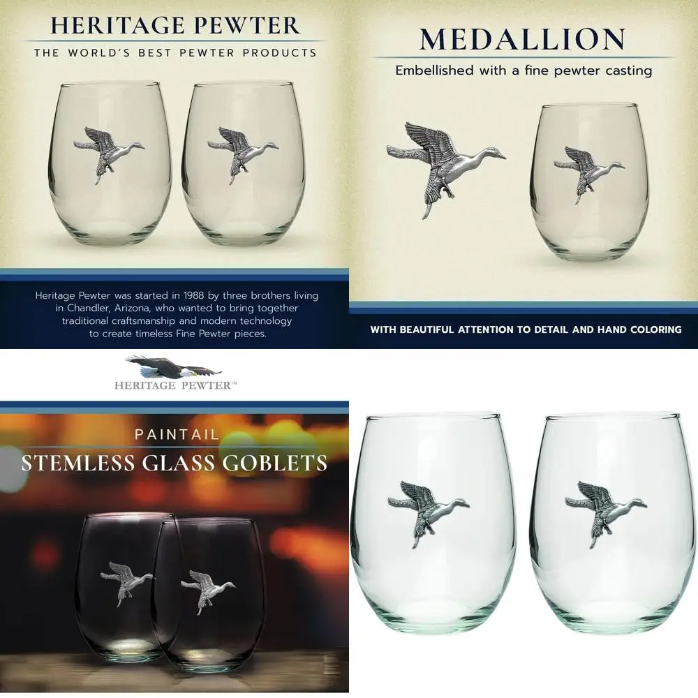 Set of 2 - 15 oz Stemmed Goblets | Elegant Pewter Glass Wine Glasses
Set of 2 - 15 oz Stemmed Goblets | Elegant Pewter Glass Wine Glasses