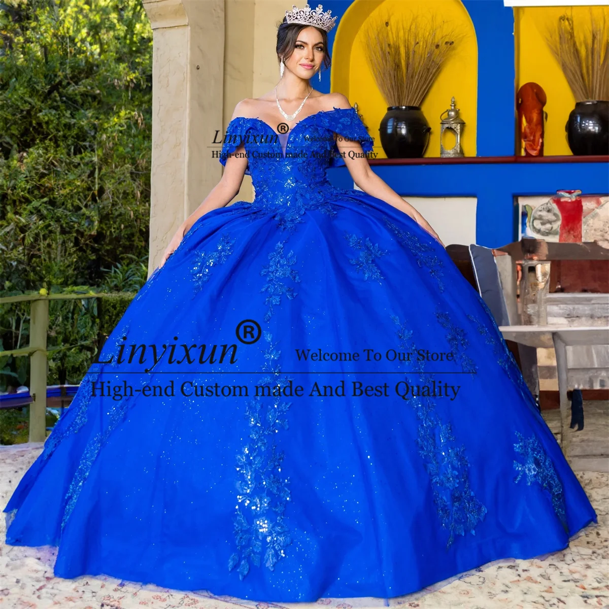 Кружевное бальное платье принцессы, платья для Quinceanera, платья с аппликацией и блестками для сердечек, 15 лет, милое платье со шнуровкой со шлейфом 16
Кружевное бальное платье принцессы, платья для Quinceanera, платья с аппликацией и блестками для сердечек, 15 лет, милое платье со шнуровкой со шлейфом 16