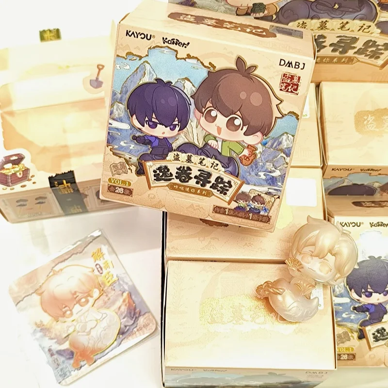 Hidden Edition 3D Handheld XP Card Game - Mini Doll Clicker Genuine Tomb Robber Notes Wu Xie Zhang Qiling Surrounding