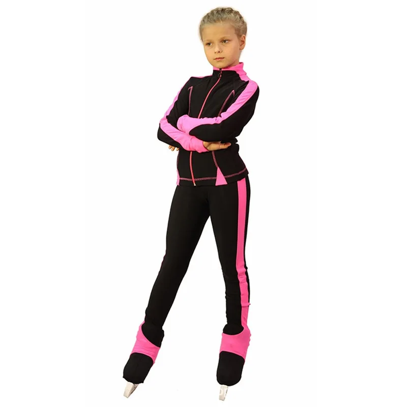 customized children's adult figure skating suit set top jacket long pants black with velvet leotards for girls gymnastics
customized children's adult figure skating suit set top jacket long pants black with velvet leotards for girls gymnastics