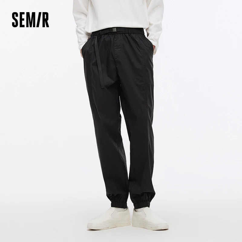 Брюки Semir, мужская уличная функциональная рабочая одежда, свободная эластичная текстурированная манжета, длинная, простая, универсальная, спортивная, удобная ткань, теплая одежда 
Брюки Semir, мужская уличная функциональная рабочая одежда, свободная эластичная текстурированная манжета, длинная, простая, универсальная, спортивная, удобная ткань, теплая одежда