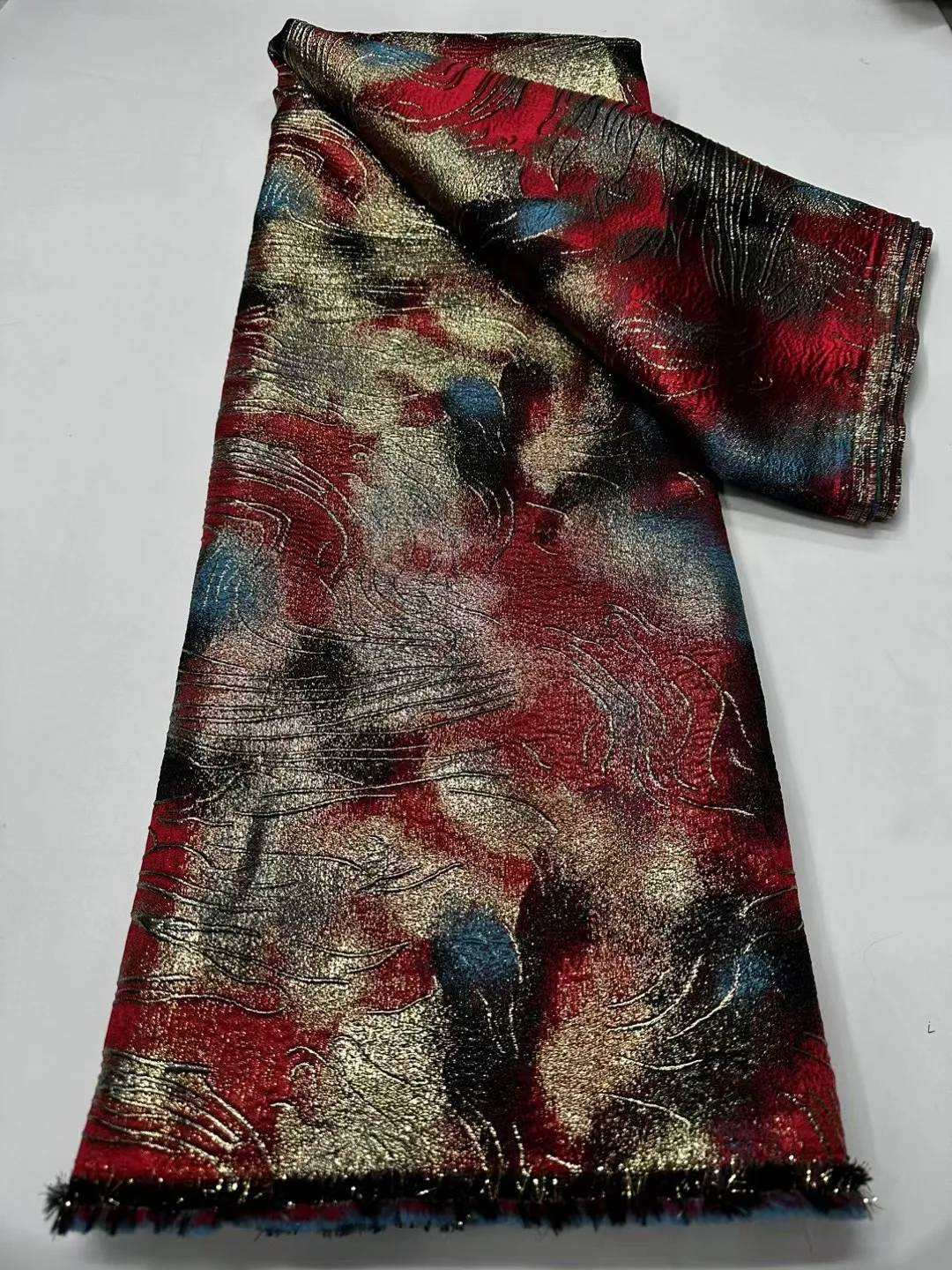 Nigerian Jacquard Damask African Brocade Tulle Lace Fabric 2025 New French Women Gilded Lace for Party Dress HCW6304
Nigerian Jacquard Damask African Brocade Tulle Lace Fabric 2025 New French Women Gilded Lace for Party Dress HCW6304