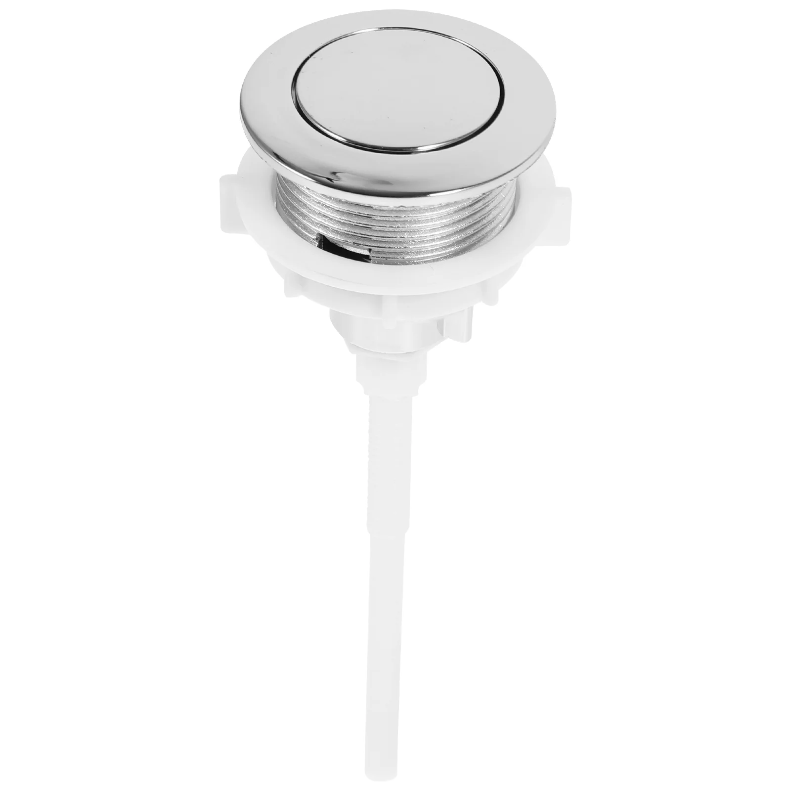 Water Tank Single Button Toilet Push for Mini Abs Universal Handle Replacement Kit Home Rustproof
Water Tank Single Button Toilet Push for Mini Abs Universal Handle Replacement Kit Home Rustproof