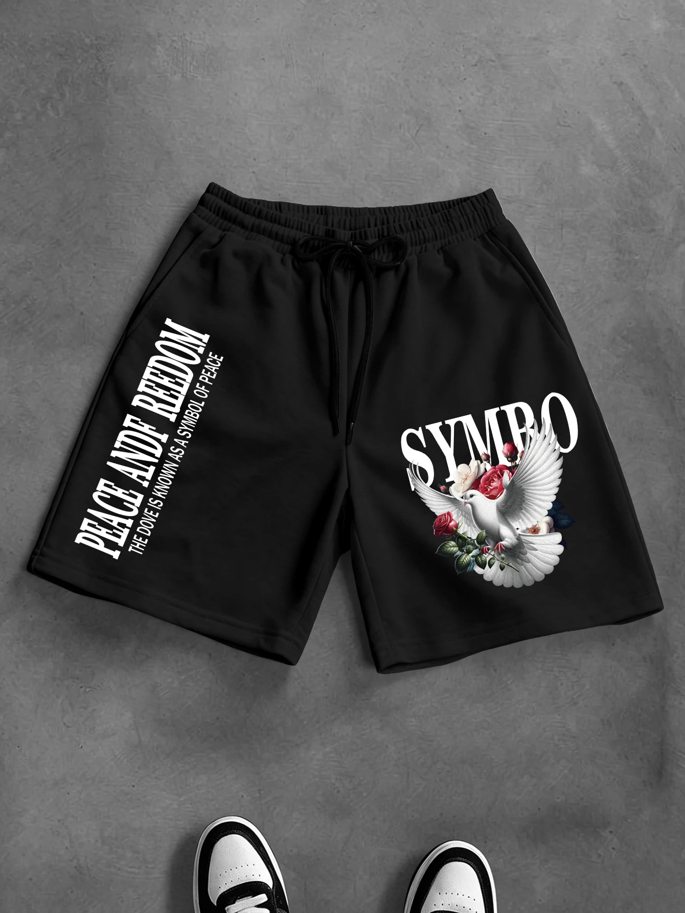 Men's Oversized Streetwear Shorts Brand Peace Dove Rose Peace And Freedom Print Polyester Casual Shorts S-5XL All Size 1Pc
Men's Oversized Streetwear Shorts Brand Peace Dove Rose Peace And Freedom Print Polyester Casual Shorts S-5XL All Size 1Pc
