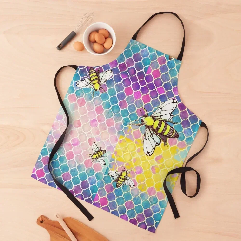 Pastel Bee Bunches Apron Household Items Kitchen cleanings Kitchen Things painting Apron
Pastel Bee Bunches Apron Household Items Kitchen cleanings Kitchen Things painting Apron
