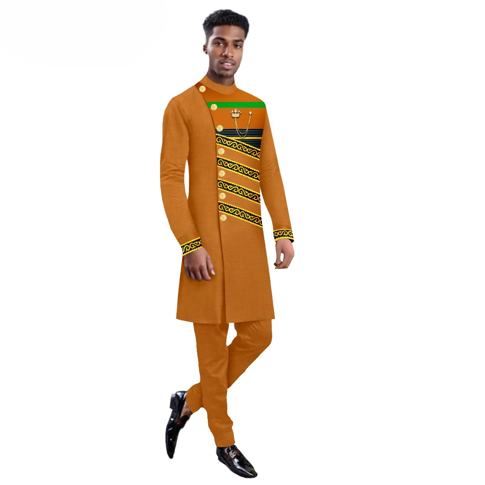 Pour Hommes , Ensemble Veste Et Pantalon Imprimé, Vêtements Africains Avec Marié Kerchich Pour Mariage, 2 Pièces,
Pour Hommes , Ensemble Veste Et Pantalon Imprimé, Vêtements Africains Avec Marié Kerchich Pour Mariage, 2 Pièces,