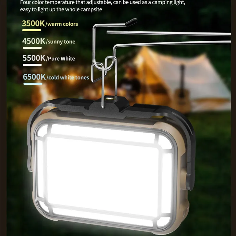 Ремонтная инспекционная лампа COB, перезаряжаемый уличный прожектор, 5 режимов освещения, яркий аварийный рабочий светильник для кемпинга с крючком
Ремонтная инспекционная лампа COB, перезаряжаемый уличный прожектор, 5 режимов освещения, яркий аварийный рабочий светильник для кемпинга с крючком