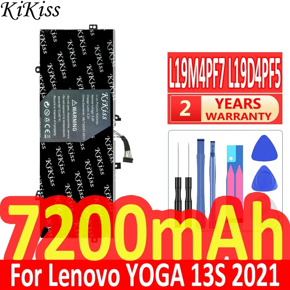 High-Capacity 7200mAh Laptop Battery for Lenovo YOGA 13S 2021 / 7 Carbon 13ITL5
High-Capacity 7200mAh Laptop Battery for Lenovo YOGA 13S 2021 / 7 Carbon 13ITL5