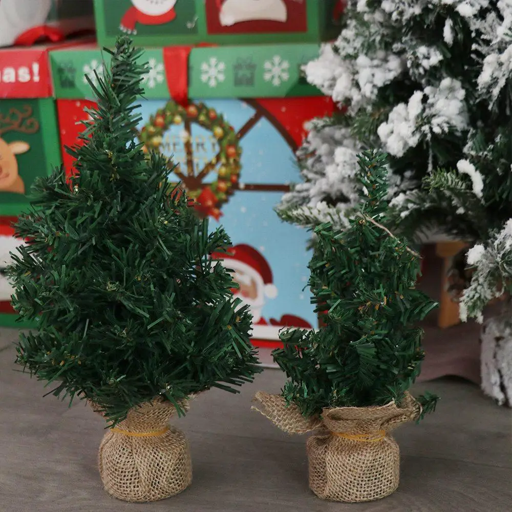 Merry Chrismas Pine Tree Mini Christmas Tree Linen Green Artificial Christmas Tree Plastics Table Ornaments Xmas
Merry Chrismas Pine Tree Mini Christmas Tree Linen Green Artificial Christmas Tree Plastics Table Ornaments Xmas