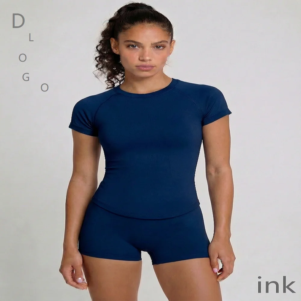 Seamless Yoga Set Women's Sports Running Sports Shorts Fitness Suit 2 Pieces Sportswear Short Sleeve High Elastic Quick Dry
Seamless Yoga Set Women's Sports Running Sports Shorts Fitness Suit 2 Pieces Sportswear Short Sleeve High Elastic Quick Dry