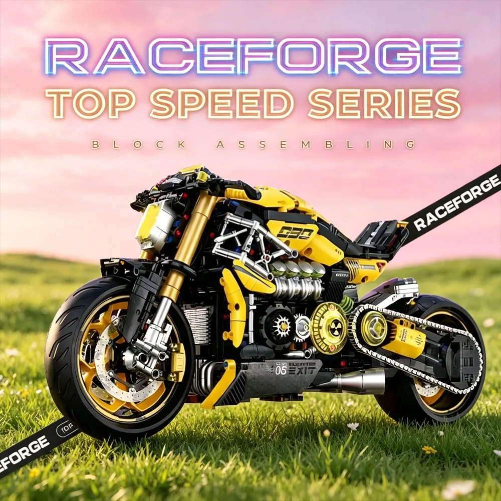 Конструктор Technic MOC: Модель мотоцикла в стиле киберпанк, набор для сборки, кирпичики, масштаб 1:5, игрушки-мотоциклы, подарочные наборы для взрослых и детей
Конструктор Technic MOC: Модель мотоцикла в стиле киберпанк, набор для сборки, кирпичики, масштаб 1:5, игрушки-мотоциклы, подарочные наборы для взрослых и детей