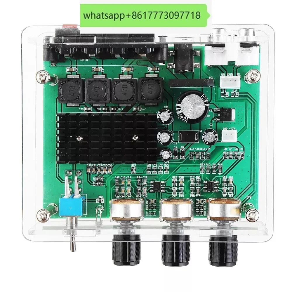 XH-M570 Digital Audio Amplifier Board High Power Amplifier Board TPA3116D2 Pure Original Sound Tone Front Stage
XH-M570 Digital Audio Amplifier Board High Power Amplifier Board TPA3116D2 Pure Original Sound Tone Front Stage