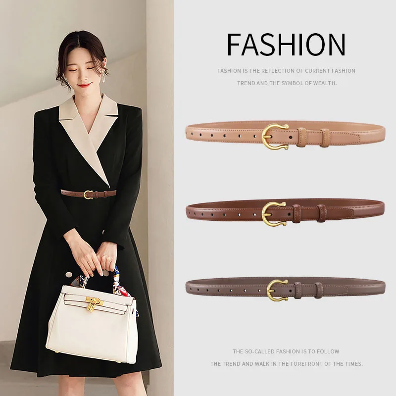 New Women's Luxury Belt Needle Buckle Belt Pure Leather Versatile Casual Suit Dress Jeans Belt
New Women's Luxury Belt Needle Buckle Belt Pure Leather Versatile Casual Suit Dress Jeans Belt