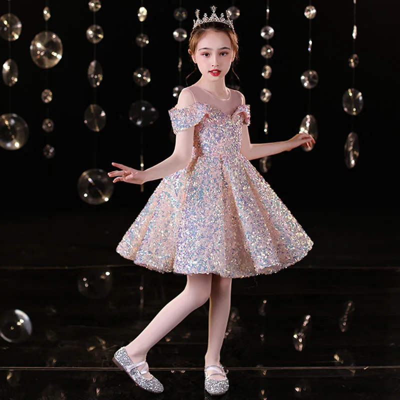 2025Summer New Children's Dress Flower Girl Sequin Little Girl Host Fashionable Catwalk Girl Performance Costume
2025Summer New Children's Dress Flower Girl Sequin Little Girl Host Fashionable Catwalk Girl Performance Costume