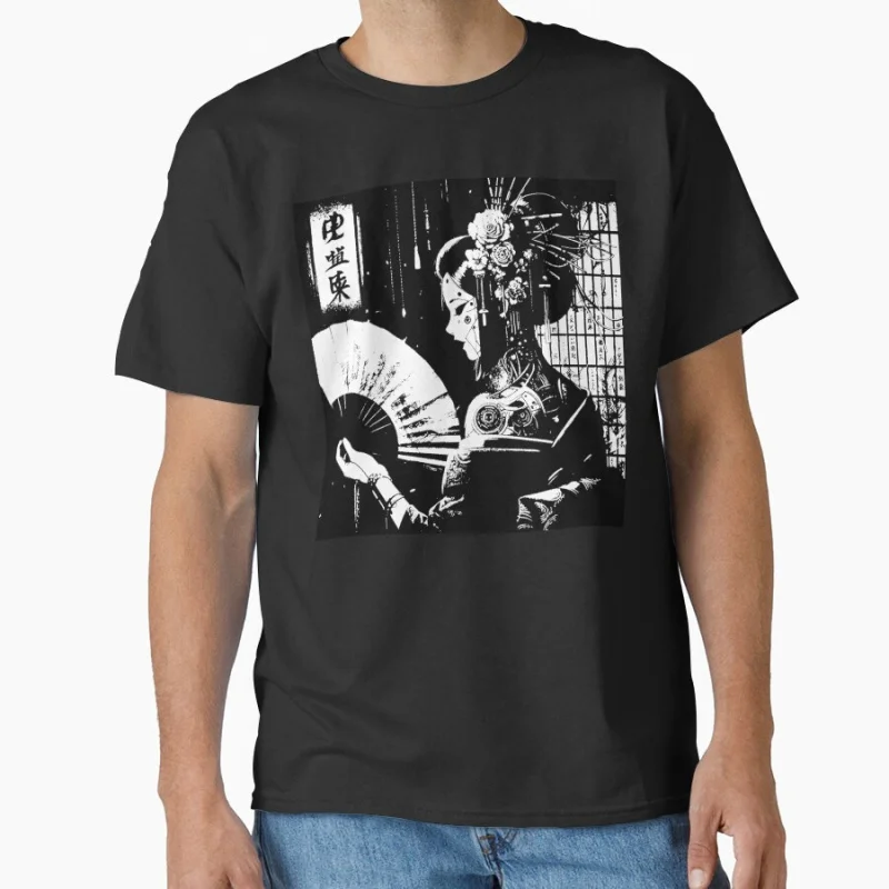 Perfume and Cyberware science fiction robot japan traditional art Cyborg Geisha Cyberpunk T-shirt Large size Adult Tops S-6xl
Perfume and Cyberware science fiction robot japan traditional art Cyborg Geisha Cyberpunk T-shirt Large size Adult Tops S-6xl