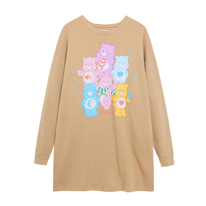 Adorable Anti-Aging Cartoon Print round Neck Fleece Lined Comfortable Hoodie Long Sleeve Mid-Length Sweatshirt for Women
Adorable Anti-Aging Cartoon Print round Neck Fleece Lined Comfortable Hoodie Long Sleeve Mid-Length Sweatshirt for Women