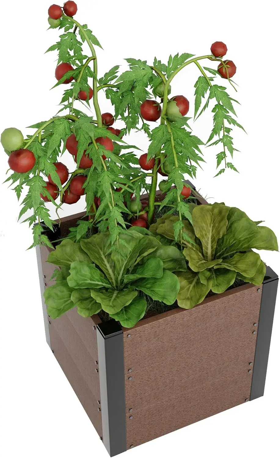 Wood Look Elevated Garden Bed for Patio, Deep Root Planter Box with Durable Composite Material, Space-Saving Outdoor Gar
Wood Look Elevated Garden Bed for Patio, Deep Root Planter Box with Durable Composite Material, Space-Saving Outdoor Gar