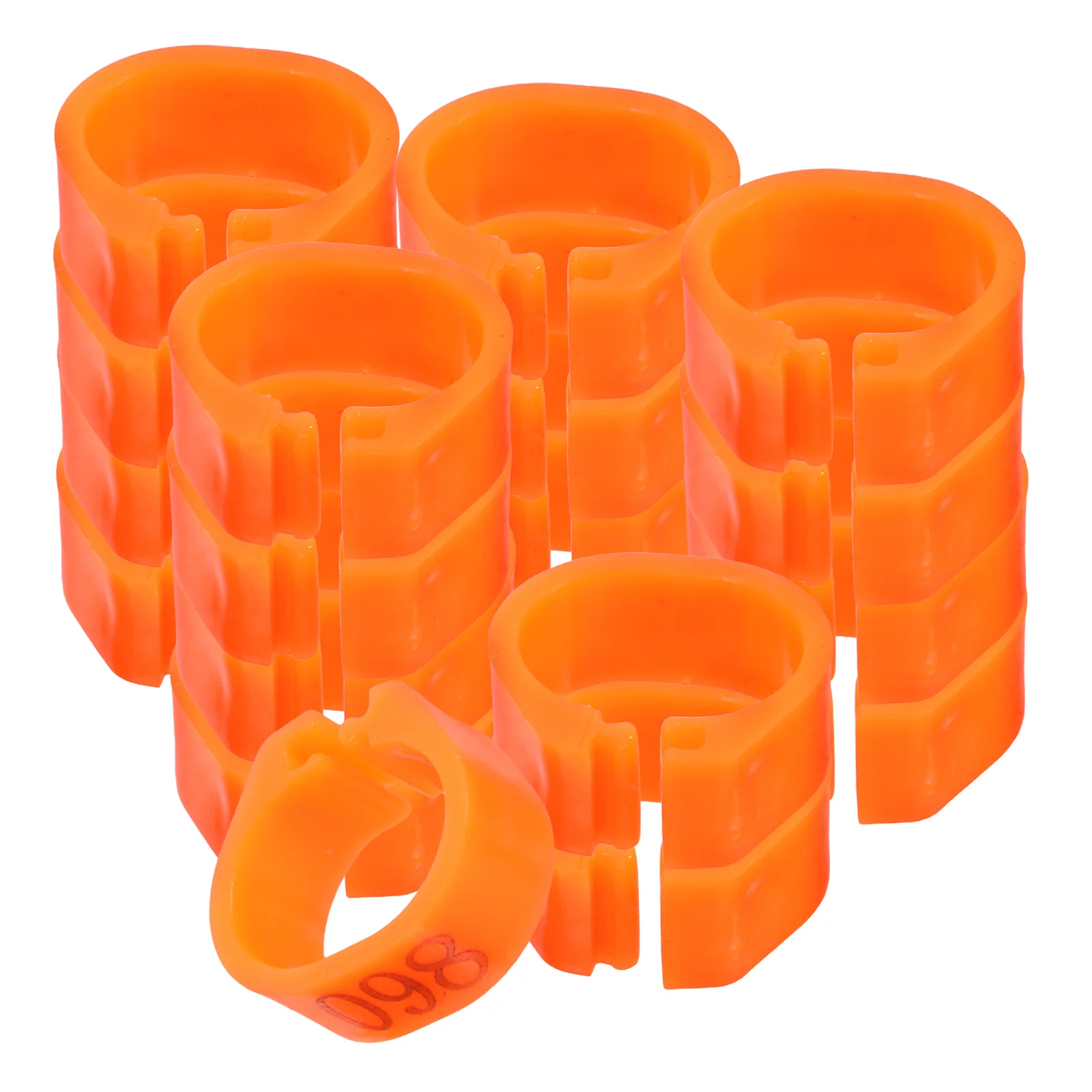 100 Pcs Plastic Pigeon Leg Rings Clear Durable Material Design Reusable Bird Foot Bands Chicken Tags
100 Pcs Plastic Pigeon Leg Rings Clear Durable Material Design Reusable Bird Foot Bands Chicken Tags