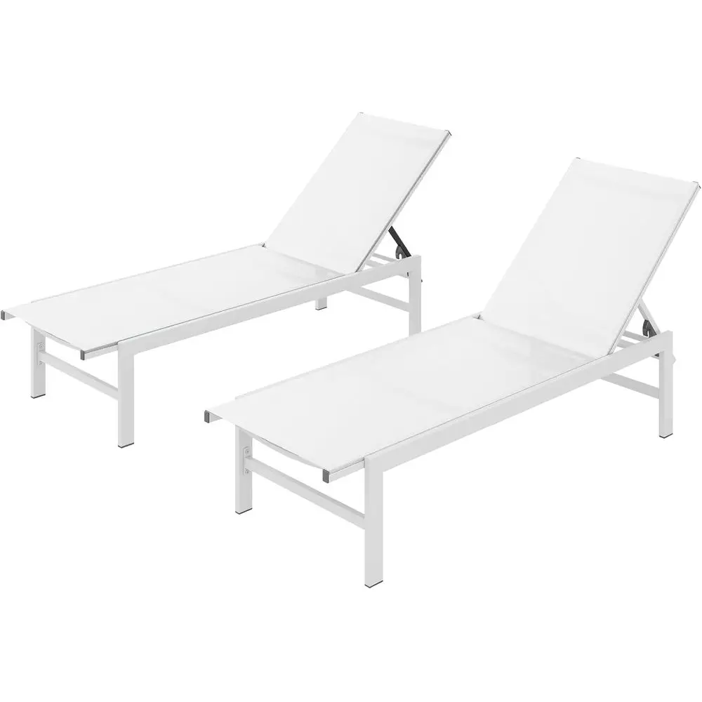 Набор из 2 стульев для отдыха на открытом воздухе для бассейна, алюминиевые шезлонги с 5-позиционным креслом, кресло для отдыха в патио на заднем дворе
Набор из 2 стульев для отдыха на открытом воздухе для бассейна, алюминиевые шезлонги с 5-позиционным креслом, кресло для отдыха в патио на заднем дворе