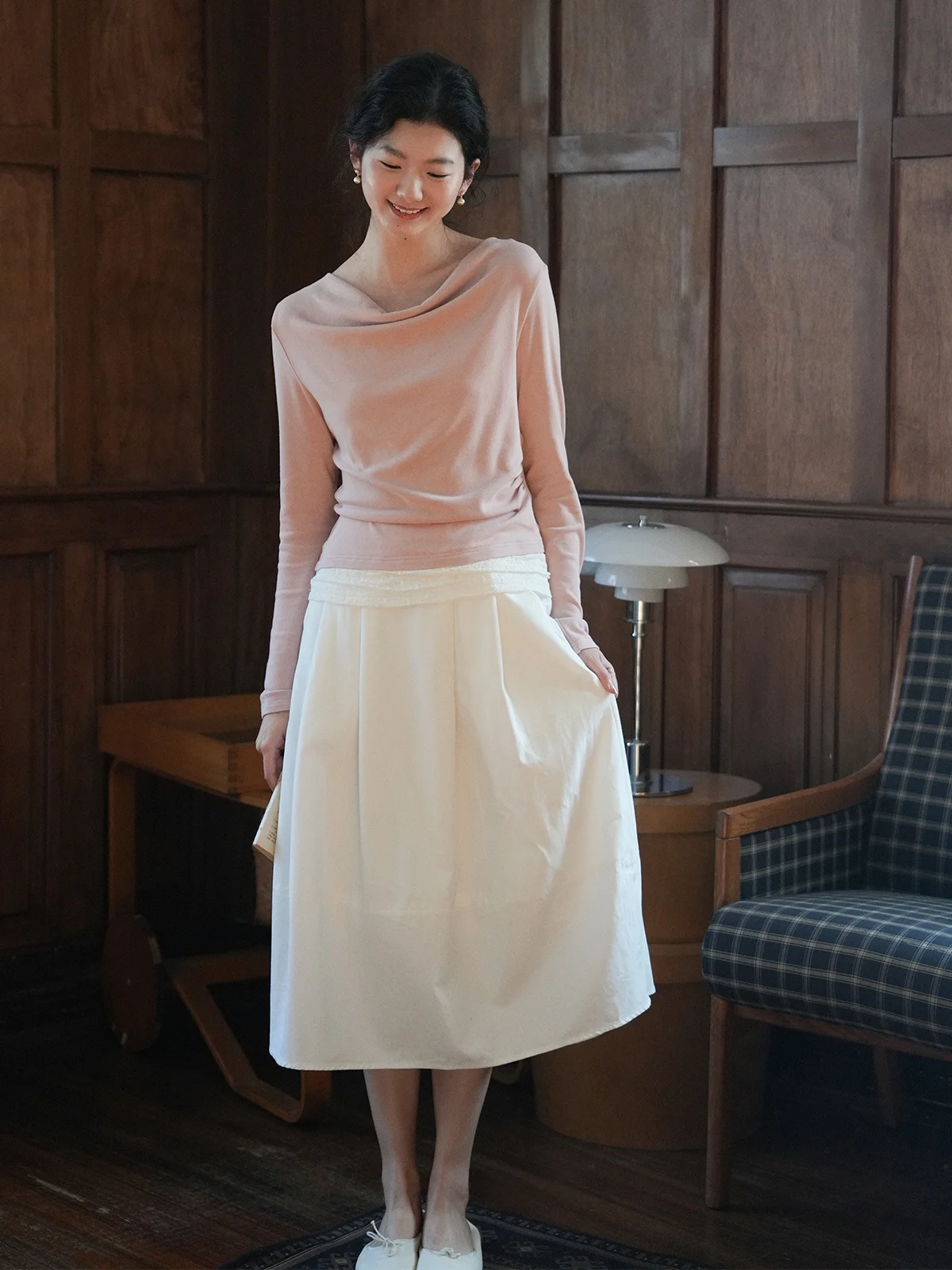Slimming High Waist Pleated Cotton Ruffle Skirt Women's Loose Fit Spring Summer Casual Style Innerlined A-Line Skirt
Slimming High Waist Pleated Cotton Ruffle Skirt Women's Loose Fit Spring Summer Casual Style Innerlined A-Line Skirt