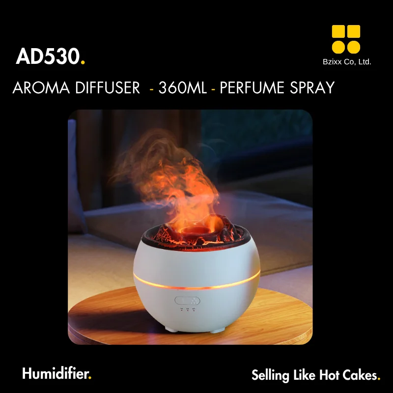 Aroma diffuser 360ml large capacity household perfume spray machine ambient light USB humidifier fragrance machine - AD530
Aroma diffuser 360ml large capacity household perfume spray machine ambient light USB humidifier fragrance machine - AD530