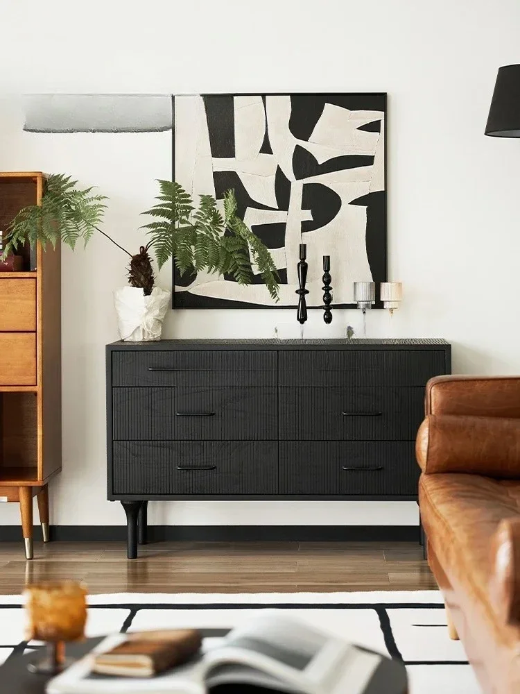 A All solid wood old elm seven-chest cabinet storage porch drawer cabinet black
A All solid wood old elm seven-chest cabinet storage porch drawer cabinet black