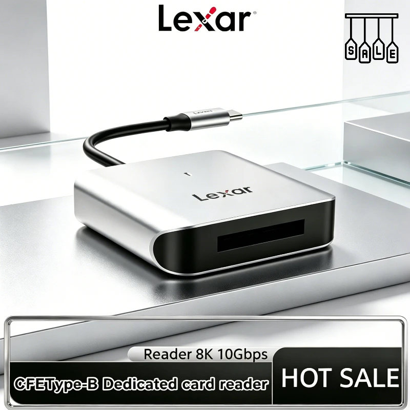 Lexar Original 510U CFE Card Reader CFexpress Type B Card Reader Memory Card Reader USB 3.2 Gen 2 Type C Interface 8K 10Gbps
Lexar Original 510U CFE Card Reader CFexpress Type B Card Reader Memory Card Reader USB 3.2 Gen 2 Type C Interface 8K 10Gbps